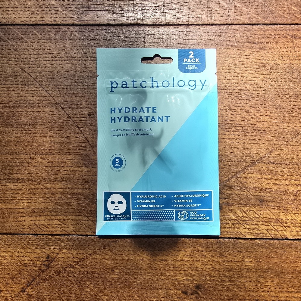 Patchology Hydrate Sheet Mask 2 Pack-
